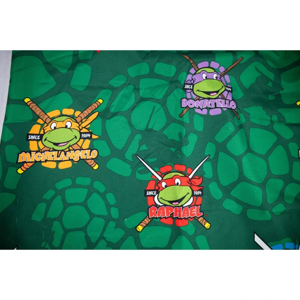 Nickelodeon‎ TMNT Pillowcase Kids Toddler Flat Pillowcase Green Ninja Turtles